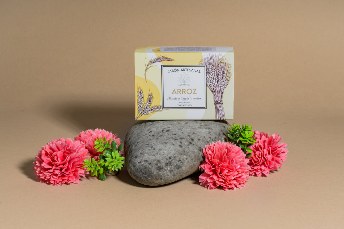 Jabón Artesanal de arroz, Jabón facial hidratante