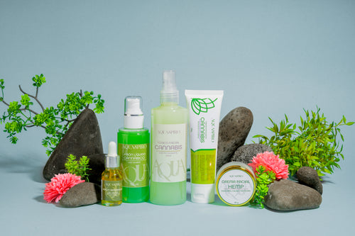 Crema Exfoliante de Cannabis, Limpieza profunda Anti-Acné, 100g