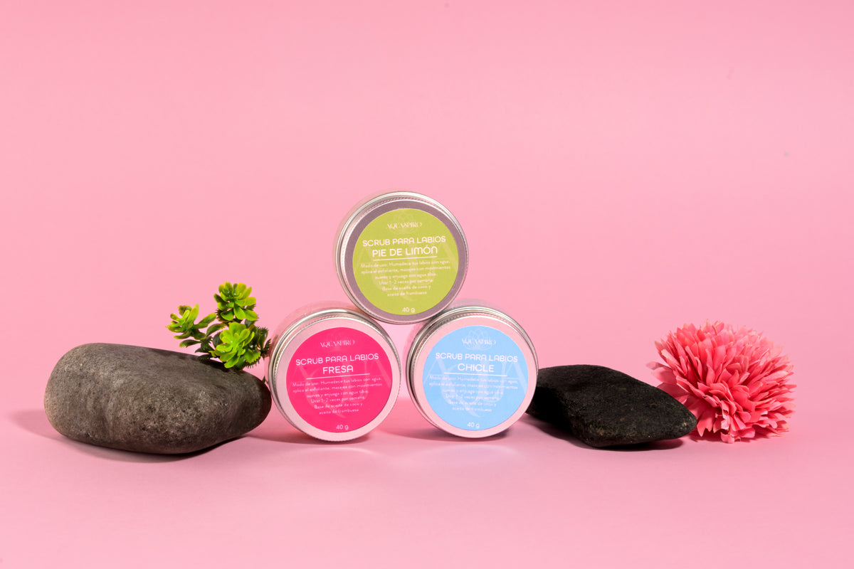 Scrub para Labios exfoliante natural con sabor, 40g